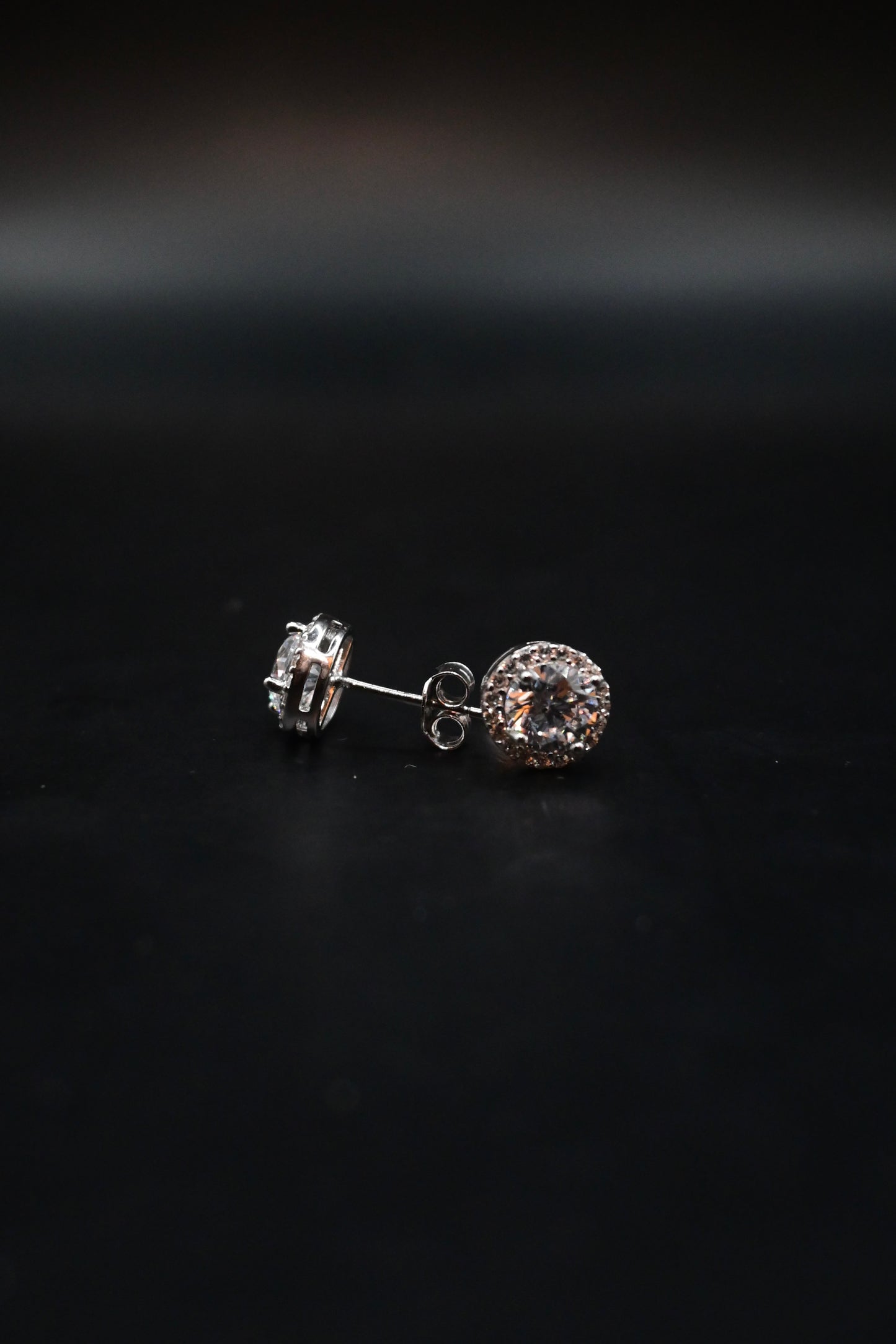 Crystal Round Earrings