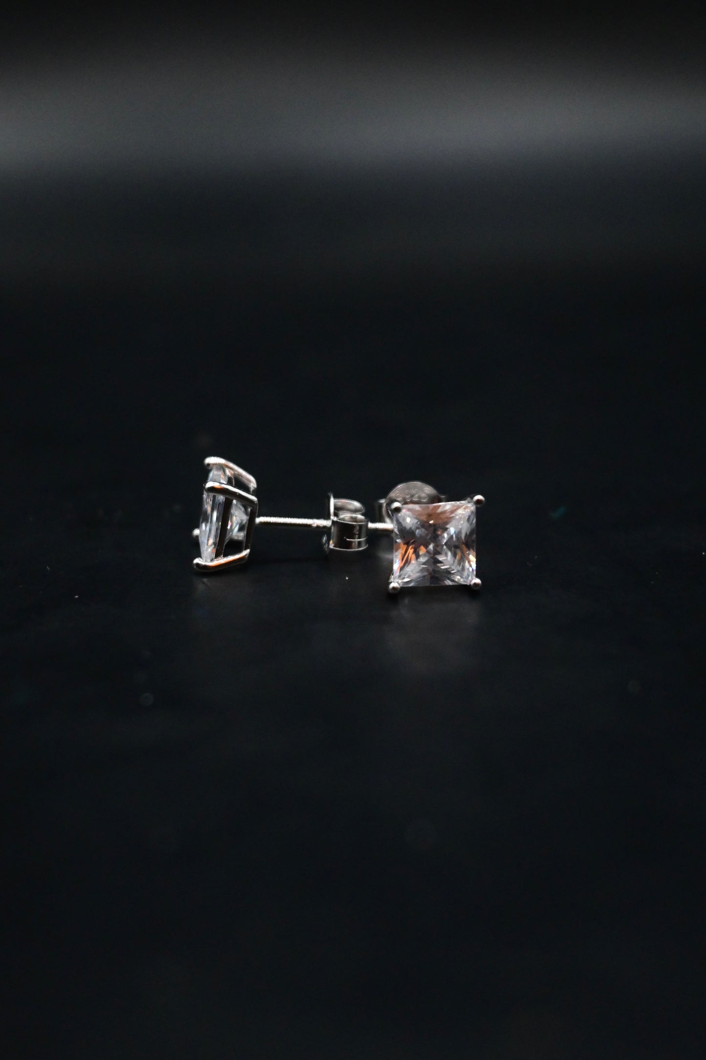 Crystal Square Earrings