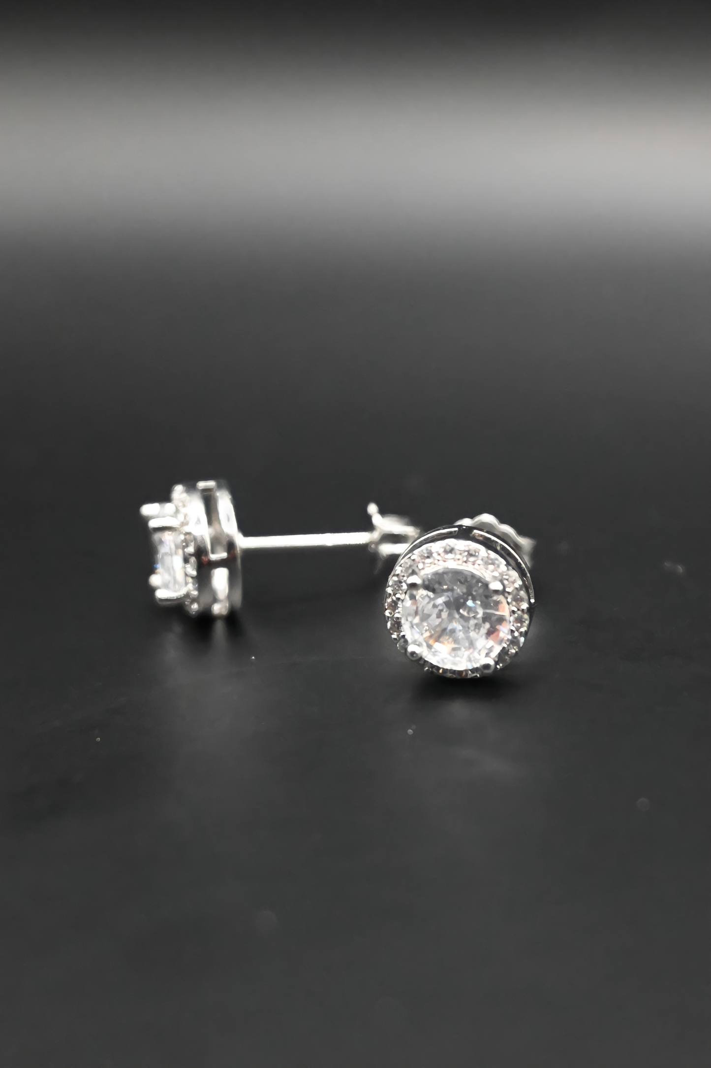 Crystal Round Earrings