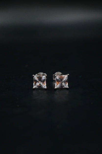 Crystal Square Earrings
