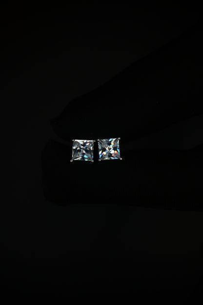 Crystal Square Earrings