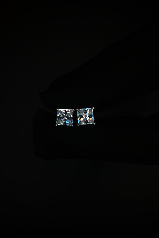 Crystal Square Earrings
