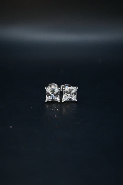 Crystal Square Earrings