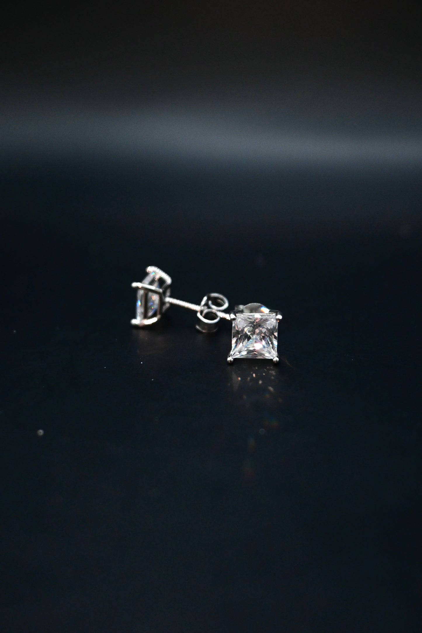 Crystal Square Earrings