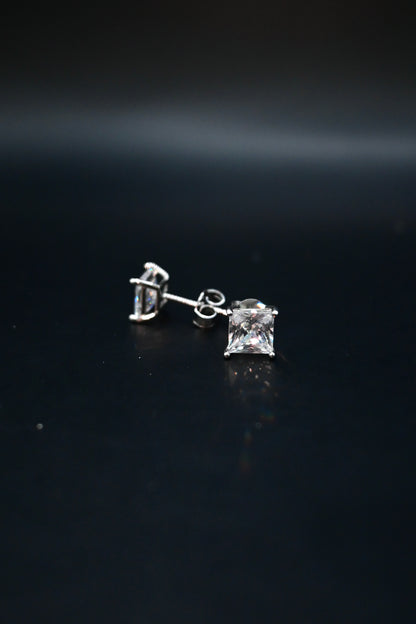 Crystal Square Earrings