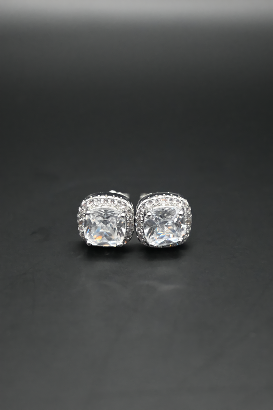Crystal Square Earrings